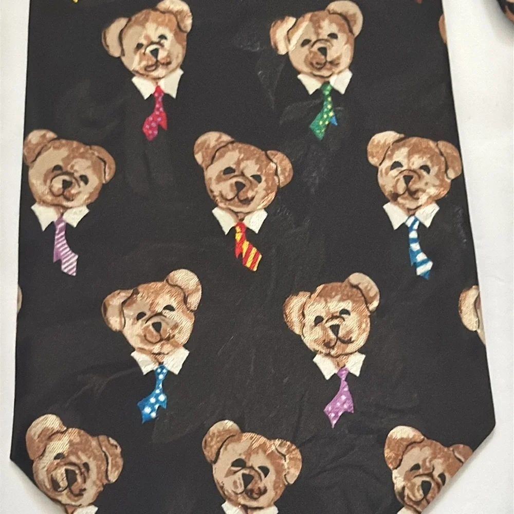 Executive Ties Designer‎ Silk House Gentle Dog polyester Bear in ties Tie